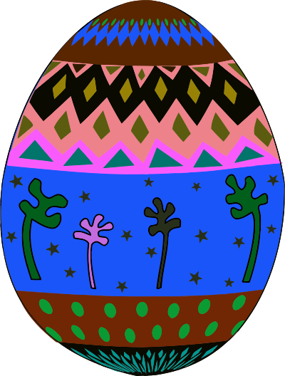 Decorative egg 8 clipart