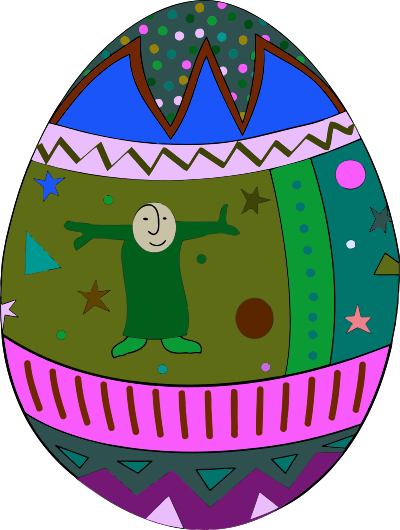 Decorative egg 9 clipart