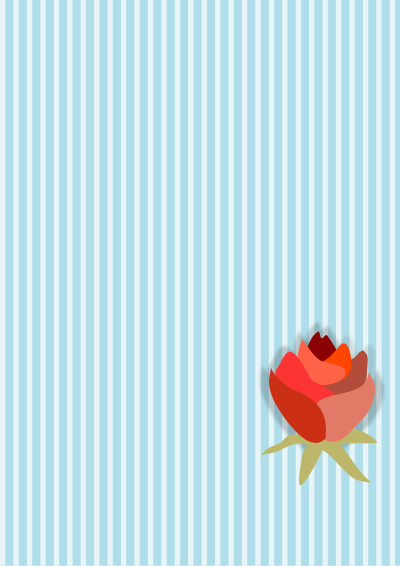 Decorative element with roses clipart