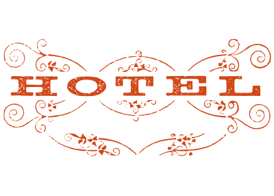 Decorative Hotel Text clipart
