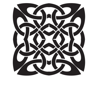 Decorative knot Celtic style clipart