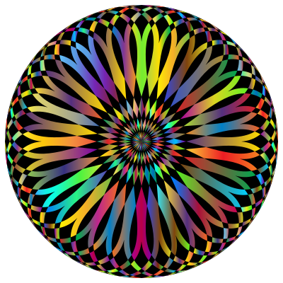 Decorative Mandala Prismatic clipart