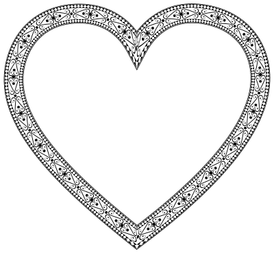 Decorative Ornamental Heart clipart