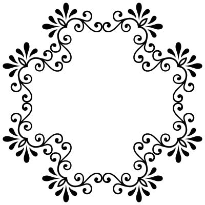 Decorative Vintage Style Continued 6 Variation 2 clipart