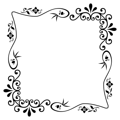 Decorative Vintage Style Frame 16 clipart