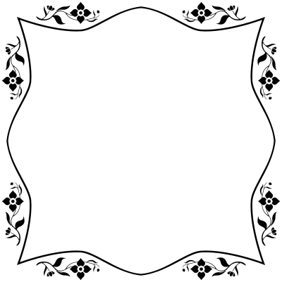 Decorative Vintage Style Frame 3 clipart