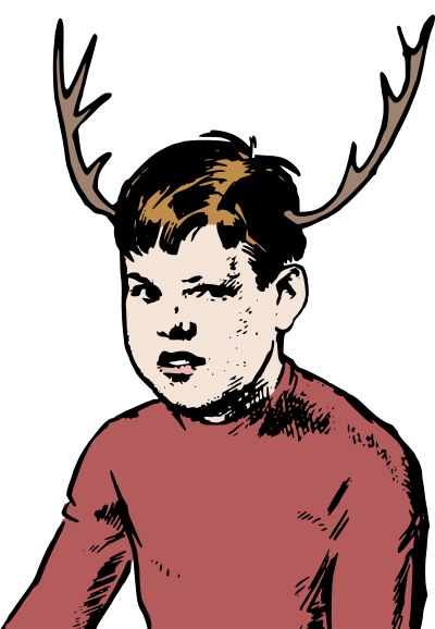 Deer Boy clipart