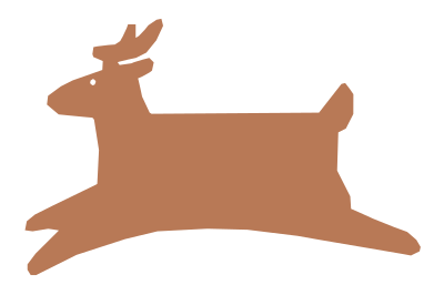 Deer refixed clipart