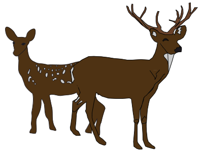 Deer Remix clipart
