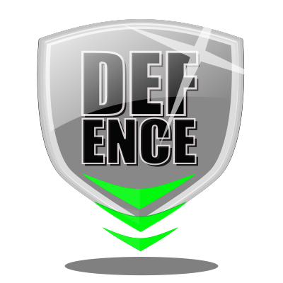 Defence logo shield clipart