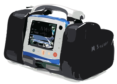 Defibrillator clipart