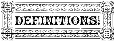 Definitions Label clipart