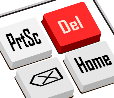 Delete clipart