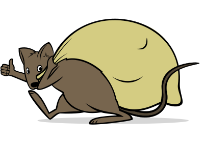 Delivery mouse clipart