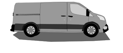 Delivery van clipart