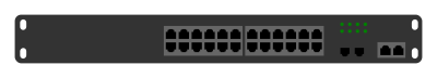 Dell Power Connect 3532P Switch clipart