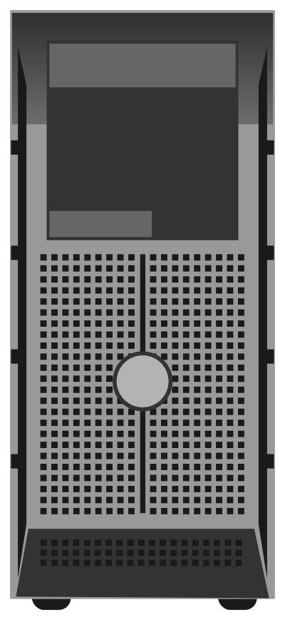 Dell T300 Server clipart