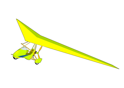 Delta plane clipart