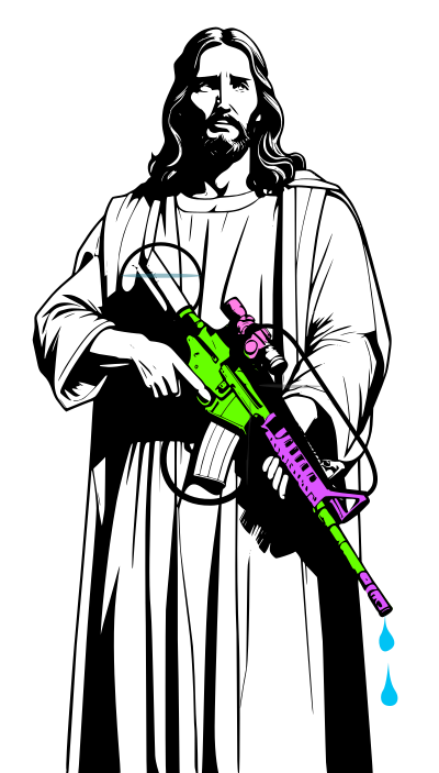 Democrat Jesus ;-) clipart