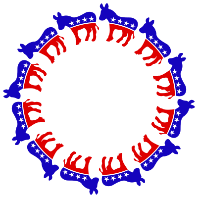 Democrats Frame clipart
