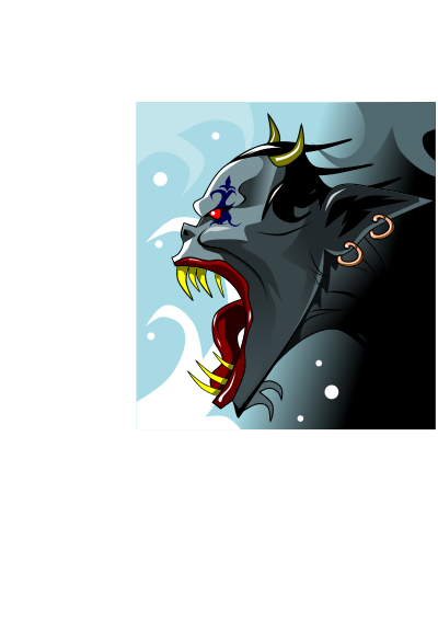 Demon clipart