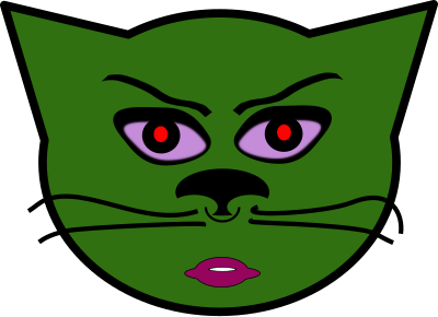 Demon Cat clipart