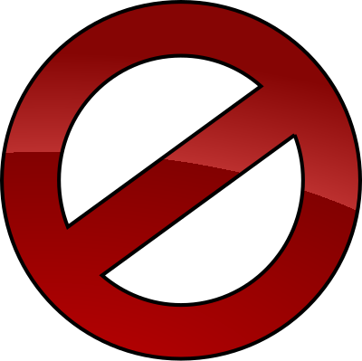 Denied clipart