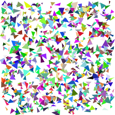 Dense confetti clipart