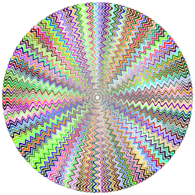 Dense Stylized Starburst Type II Chromatic No BG clipart