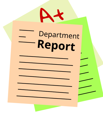 Departmentreport clipart