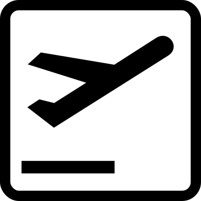 Departures Pictogram clipart