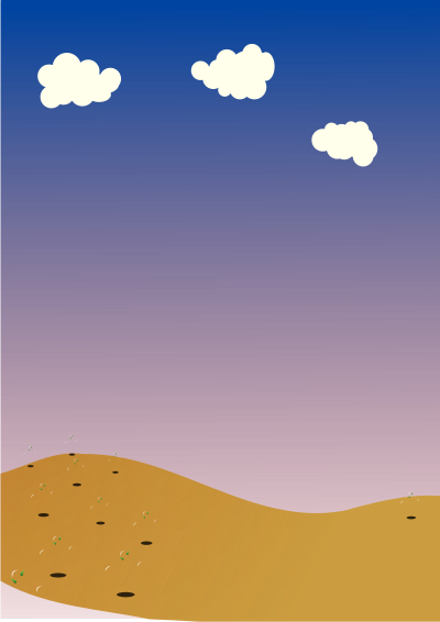 Desert background clipart