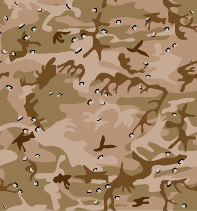Desert Camo Gulf War Style clipart