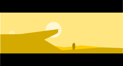 Desert planet clipart