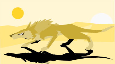 Desert predator clipart