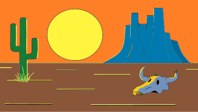 Desert Scene clipart