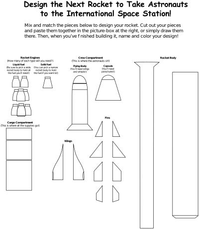 Design A Rocket clipart