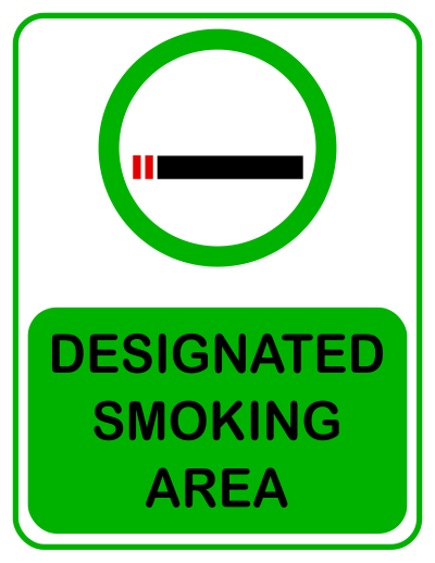 Designated Smoking Area clipart