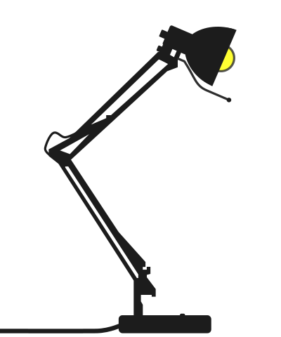 Desk Lamp Speed Designed clipart