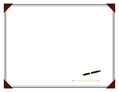 Desk Pad Border clipart
