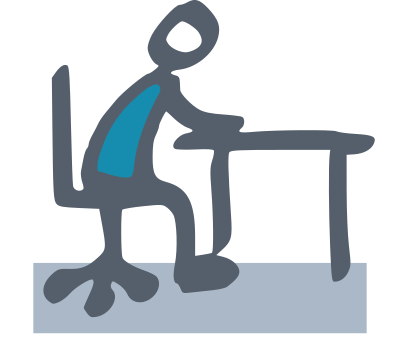 Desk work clipart