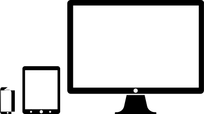 Desktop, tablet, mobile clipart