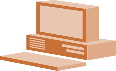 Desktop Terminal schema clipart