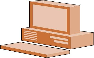 Desktop Terminal Schema (remix) clipart