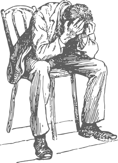 Desperate Man clipart