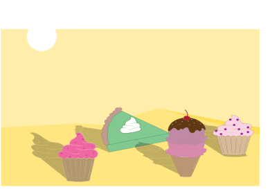 Dessert Desert clipart