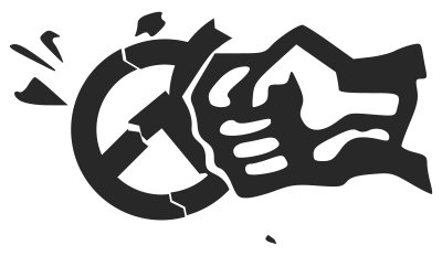 Destroy identitarianism clipart