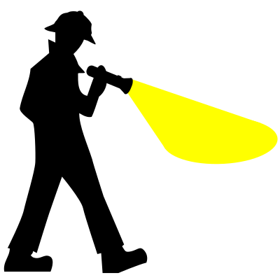 Detective Silhouette clipart