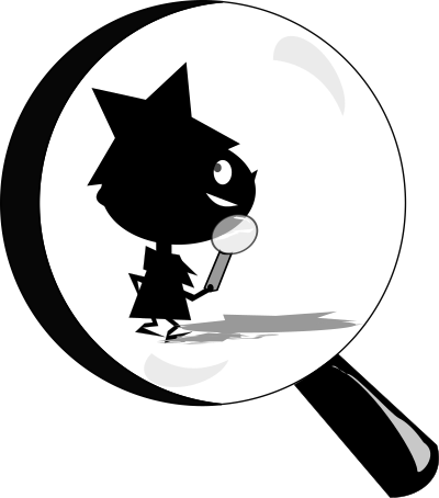 Detetive busca1 clipart