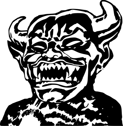 Devil Face clipart
